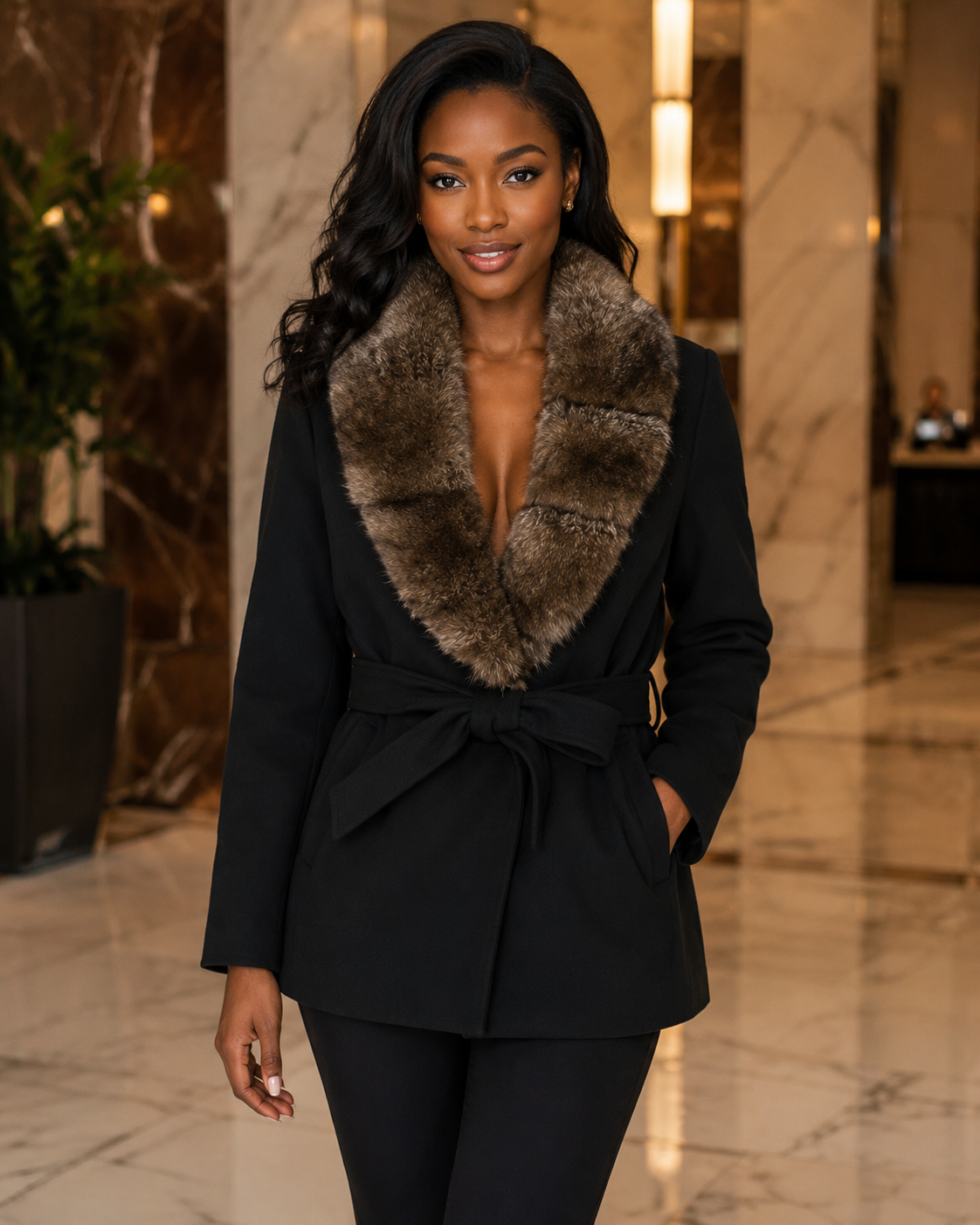 The Sloane Faux-Fur Coat